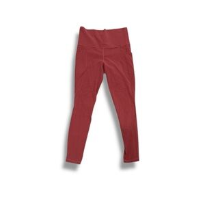 Athleta Mauve Salutation Stash Pocket II Leggings